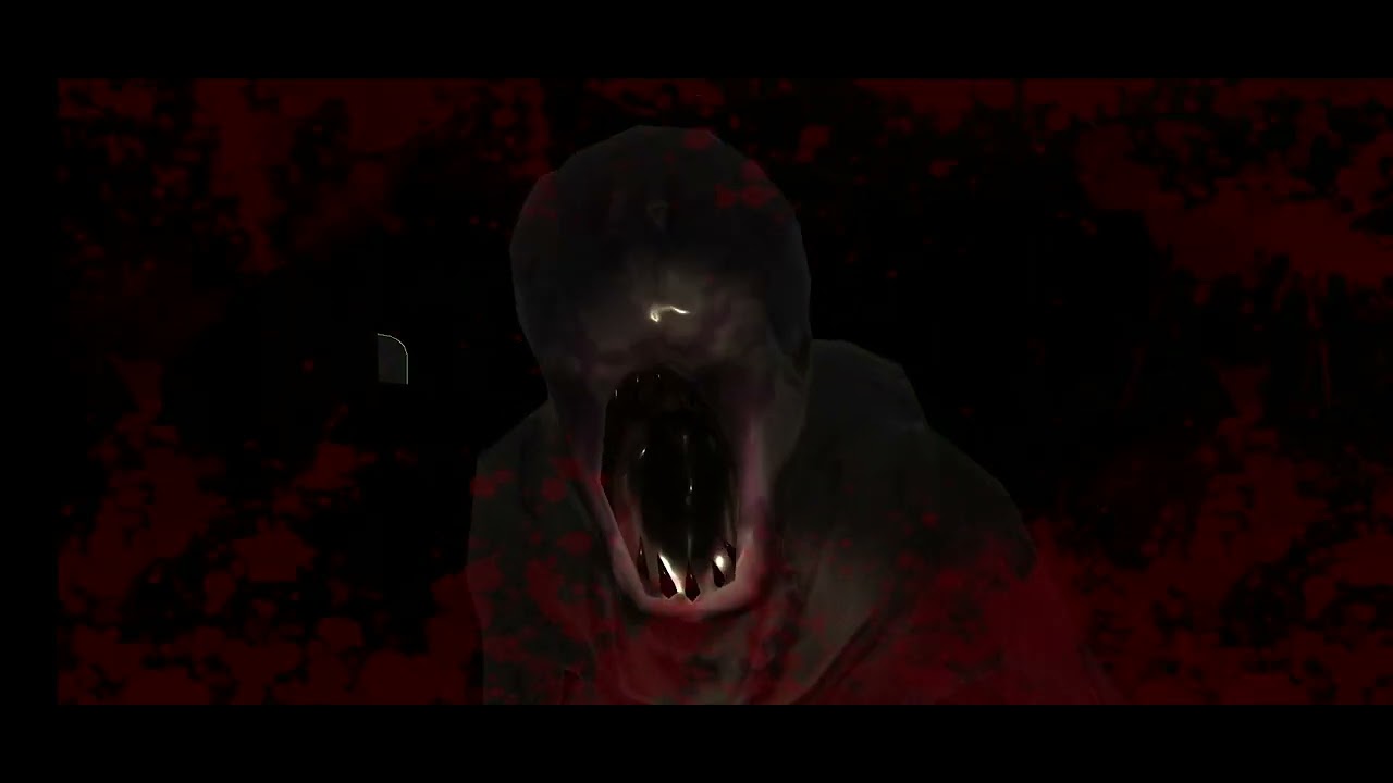 Jogando jogo de terror 