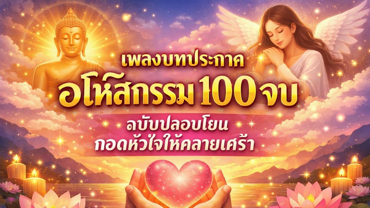 บทสวดอโหสิกรรม 100 จบ (เสียงบำบัด) ปลดปล่อยความเจ็บปวด ให้อภัยตัวเองและผู้อื่น #สวดมนต์
