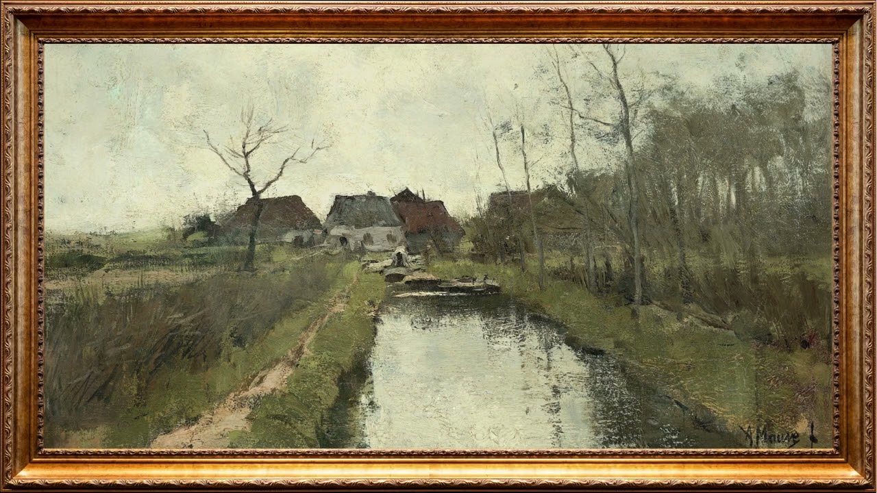 Luxury Art Vintage Oil Painting | Framed Art Aesthetics Screensaver for TV