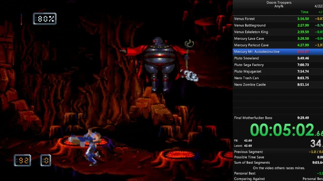Mutant Chronicles Doom Troopers SNES Speedrun in 9:25.66 [New WR]