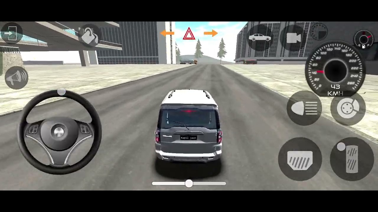 New white New white Scorpio race car drive