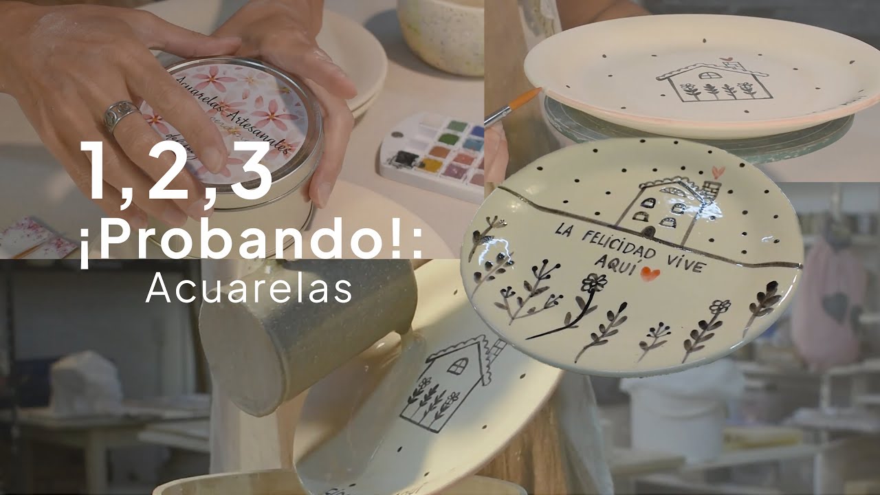 Acuarelas para Cerámica 