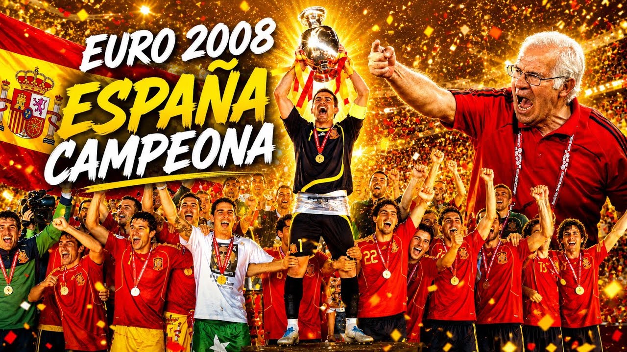 CAMPEÓN  EURO 2008🏆 La ESPAÑA 🇪🇸 del TIKI-TAKA ⚽