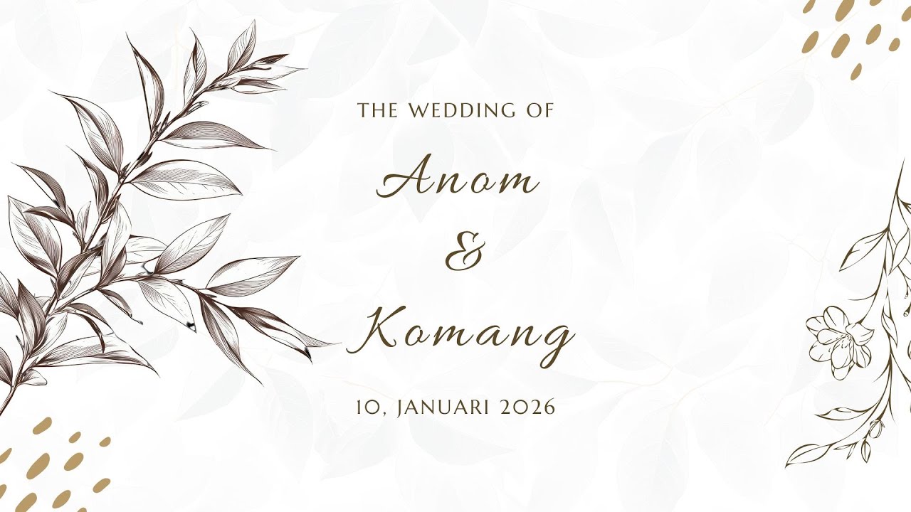 🔴📡 LIVE NGUNDUH MANTU ANOM & KOMANG  ❃ CONCEPTLISM WEDDINGVENDOR ❃ DVS MEDIATAMA ❃ 10 JAN 2026