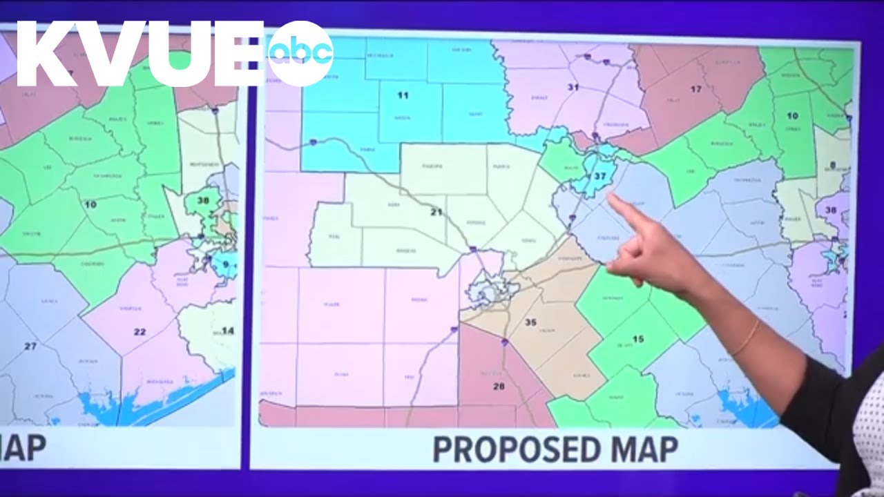 Proposed map shows potential changes to Texas' congressional districts