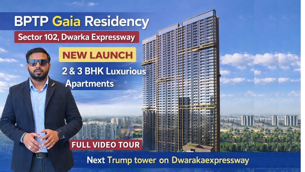 BPTP Gaia Residency Sector 102 Dwarka Expressway | New Launch 2 & 3 BHK Luxury Apartments Gurgaon