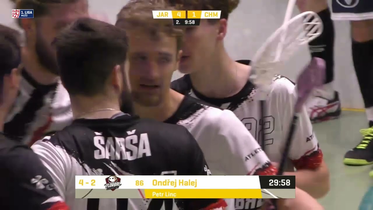 TJ Sokol Jaroměř - DDQ Florbal Chomutov (sestřih)
