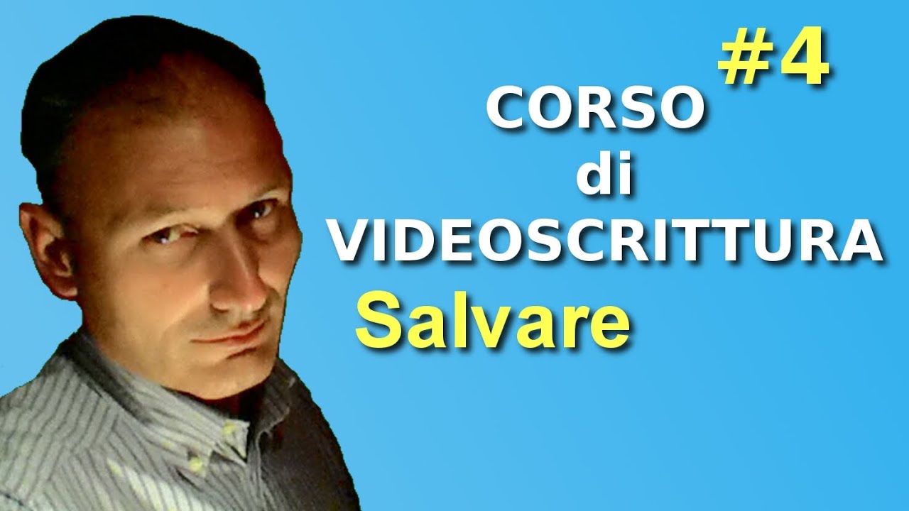 Maggiolina - Corso di Videoscrittura - 4 Salvare