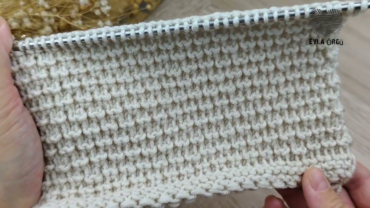 2 şiş örgü modeli