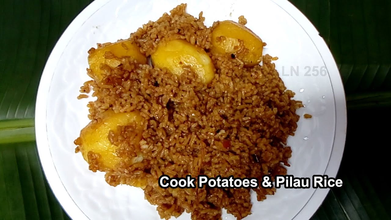 How to Cook Irish Potatoes & Pilau Rice Tuyige Okufumba Akamonde Nomukyele
