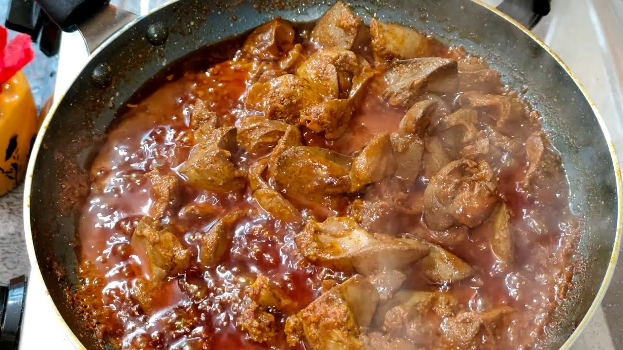 Quick Chicken Kaleji Sangdana Fry | Easy Spicy Liver Gizzard Recipe Step by Step
