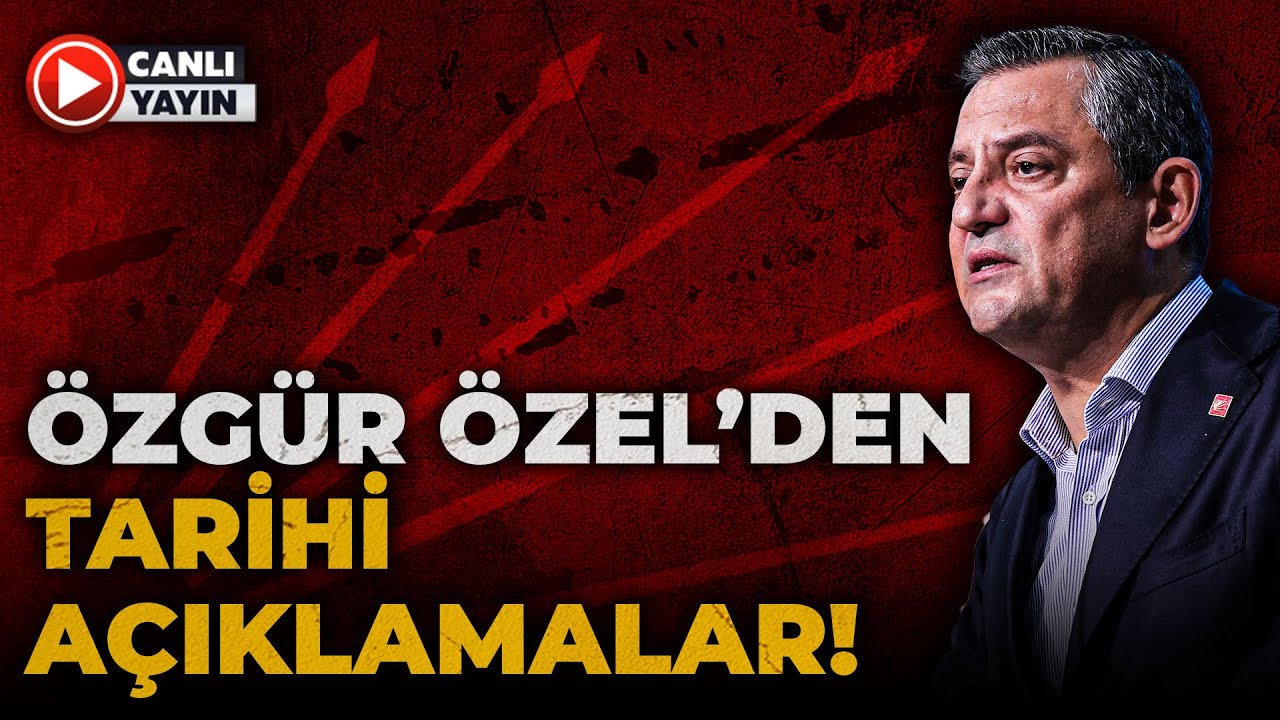CHP'li Belediyelere Operasyon! Özgür Özel'den Tarihi Açıklamalar! (5 Temmuz 2025)