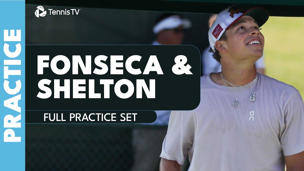 Joao Fonseca vs Ben Shelton: Full Practice Set | Indian Wells 2025