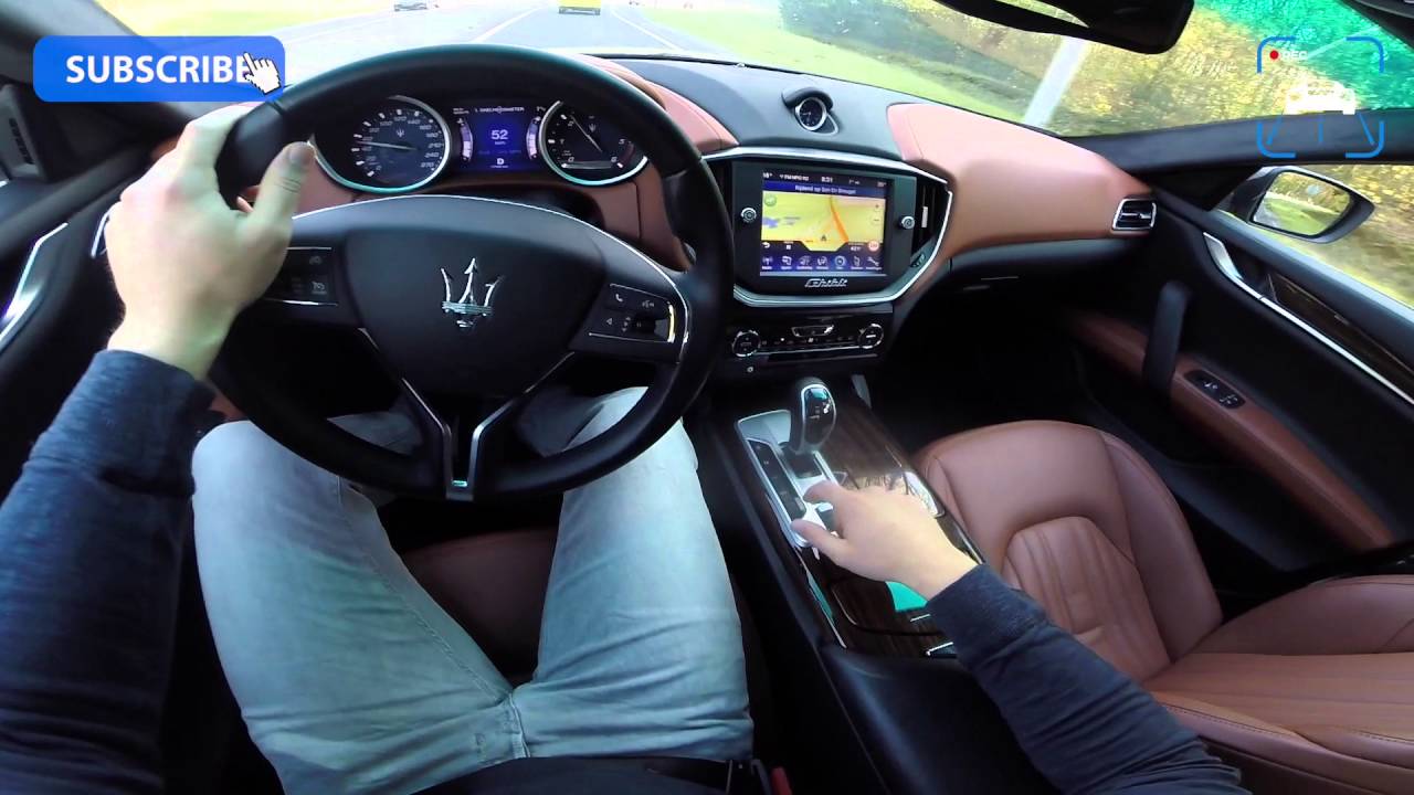POV Maserati Ghibli Diesel 3.0 V6 Turbo 275 HP LOVELY Morning Drive