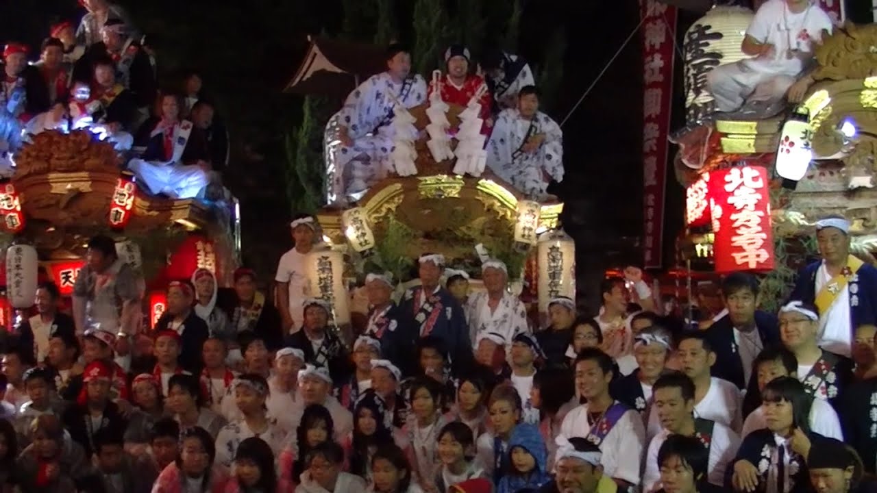 2011/10/22 守口市 北寺方 南寺方 高瀬 だんじり 産須那神社 宮前集結