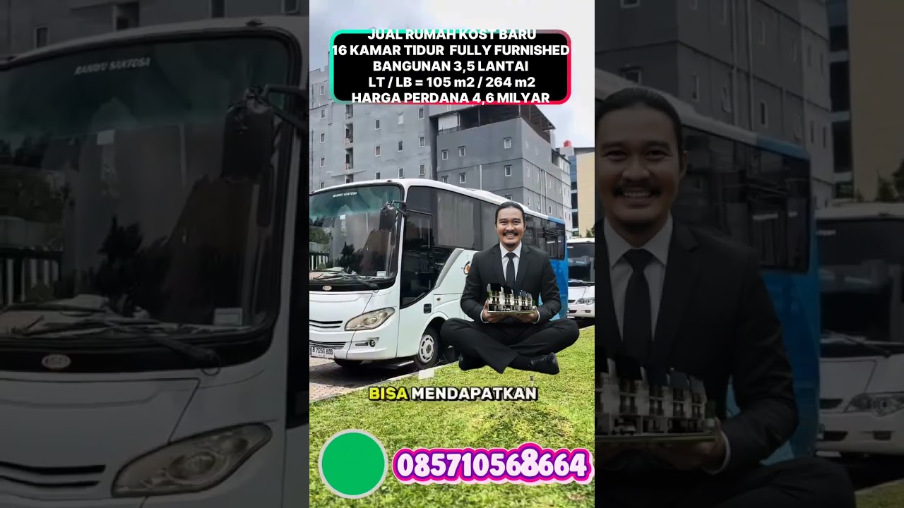 Jual Rumah Kost Baru Lokasi Binus University Kampus Anggrek Jakarta Barat