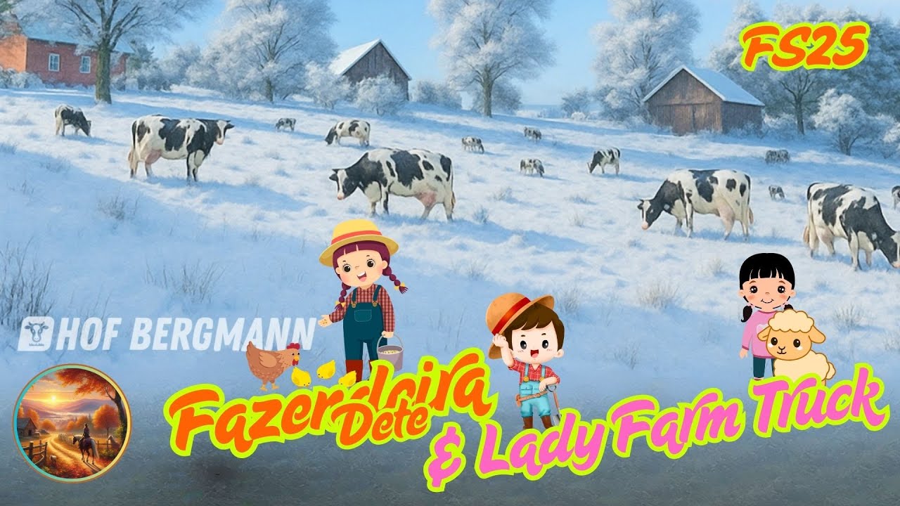 FS25 - Mapa Hof Bergmann 1.3.0.1   -  26 Bora para mais um dia na fazenda !!