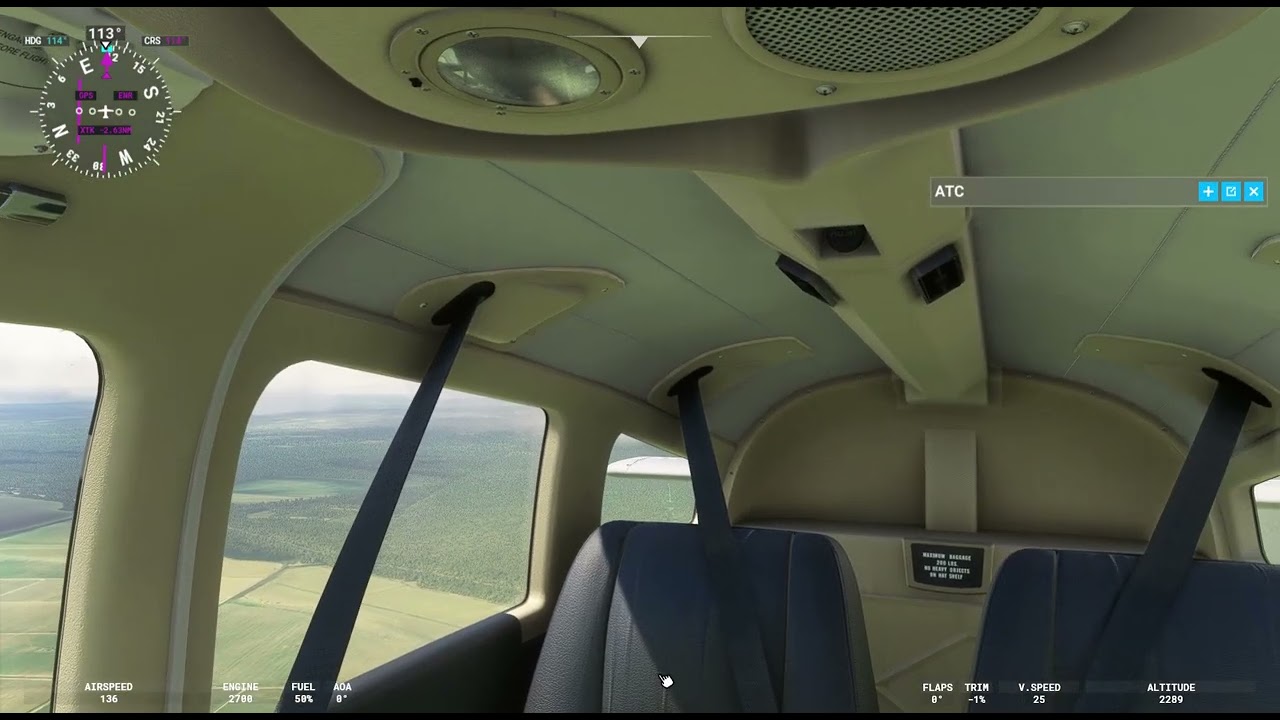 Piper PA28 Arrow III departs Monroe LA to Laurel MS