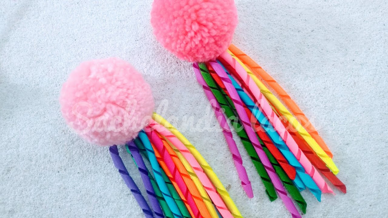 Pompom Korker - Como Enrolar as Fitinhas e Como Montar