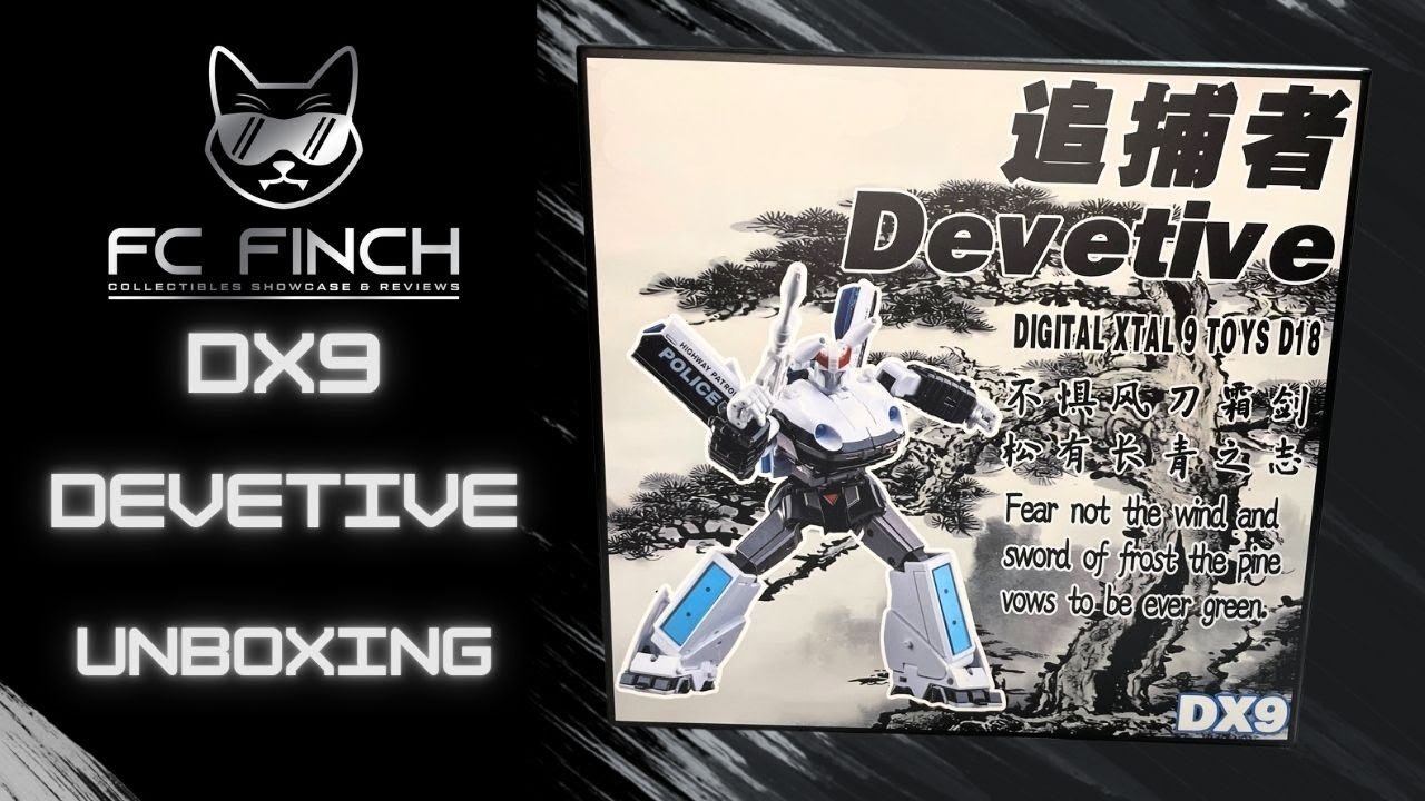 DX9 DEVETIVE [MASTERPIECE PROWL]: FINCH UNBOX