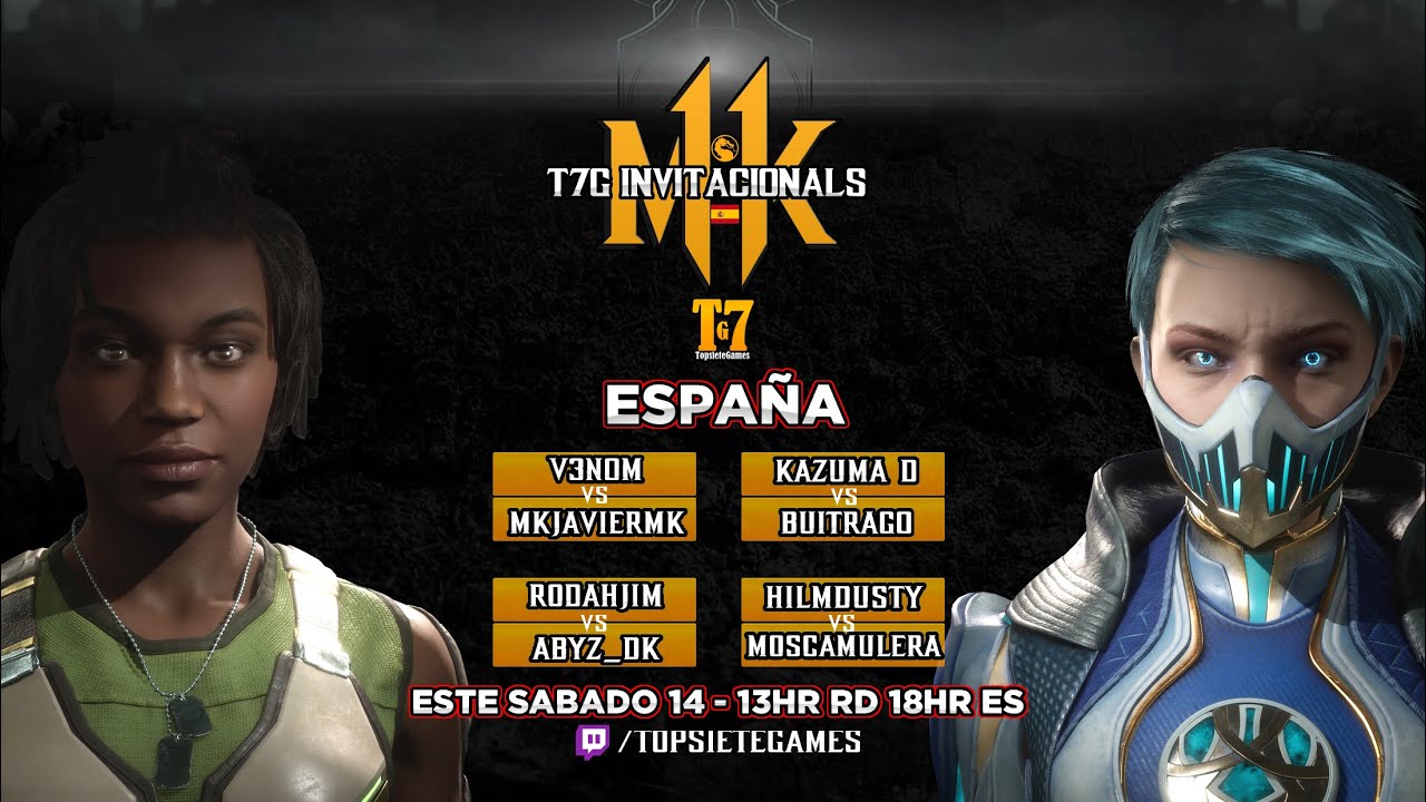 🏆 TOP 8 INVITACIONAL ESPAÑA - MORTAL KOMBAT 11  FT. MKJavierMK, V3n0m, Abyz_DK, Moscamulera_