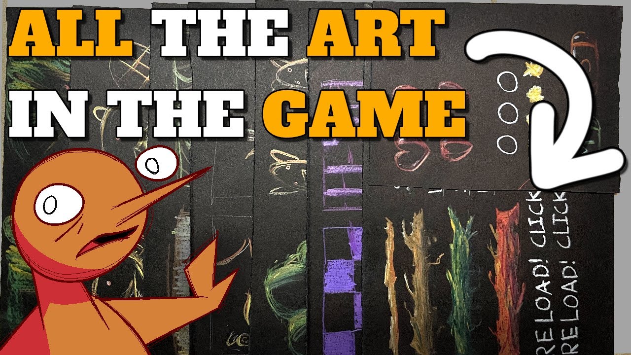 I made a HAND DRAWN Horror Game in 24 Hours