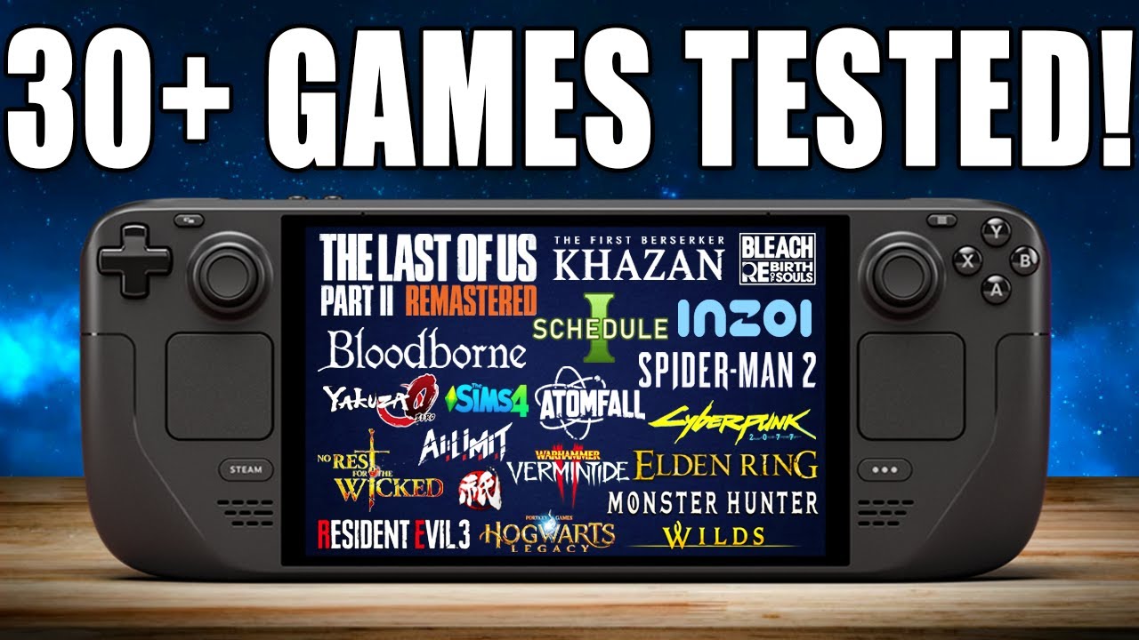 30+ AMAZING Steam Deck Games Tested In 2025!