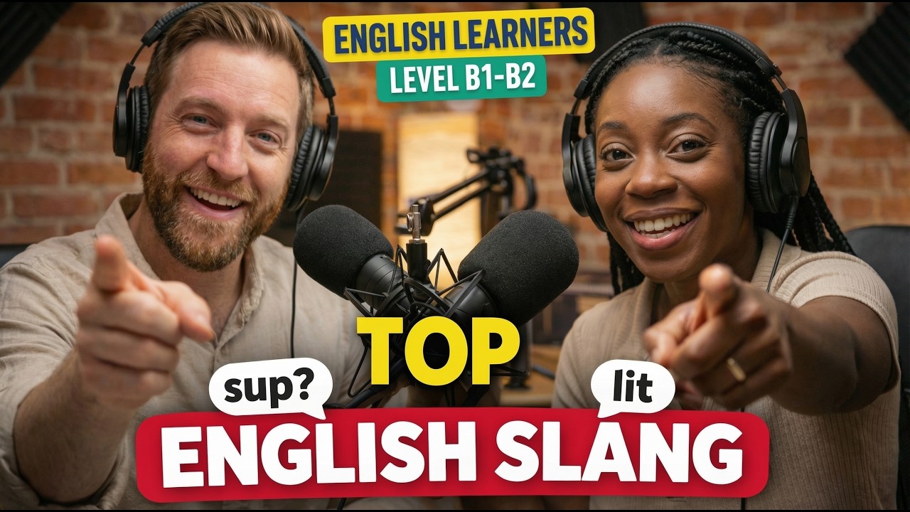 English Slang Native Speakers Use | Real English Podcast (B1-B2)