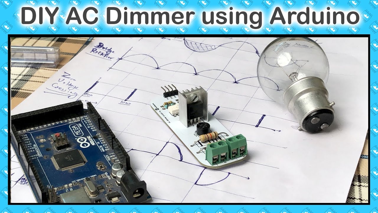 Simplest AC Dimmer Explained | AC Dimmer using Arduino and Triac | LCSC