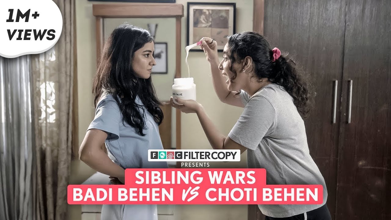 FIlterCopy | Sibling Wars: Badi Behen Vs Choti Behen | Ft. Tanya Sharma, Pratibha Sharma