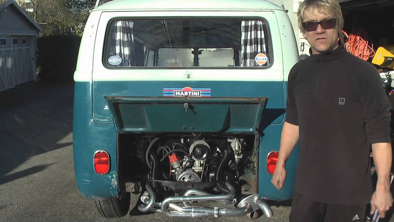 Vintage VW Bus Engine Installation - DIY German Aircooled Garage #12