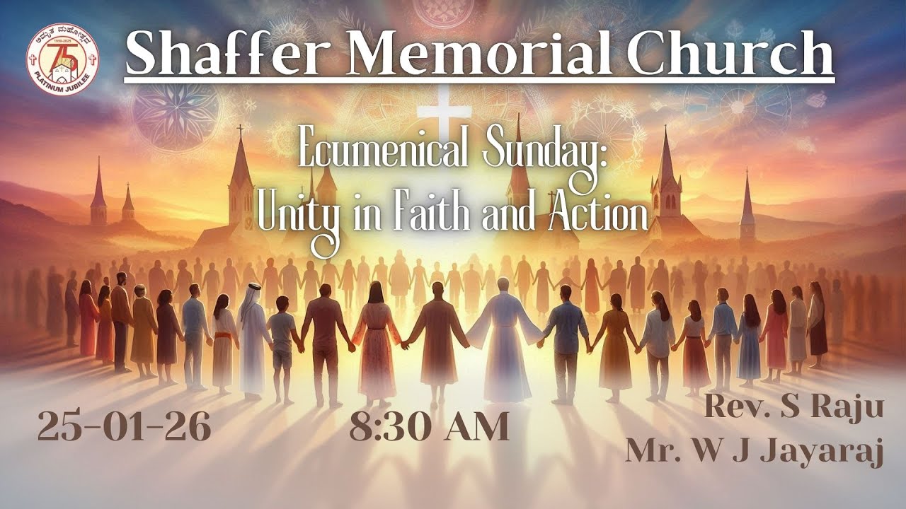 SMC | 25/01/2026 | 8:30 A.M | Rev. S Raju | Ecumenical Sunday:Unity in Faith and Action |