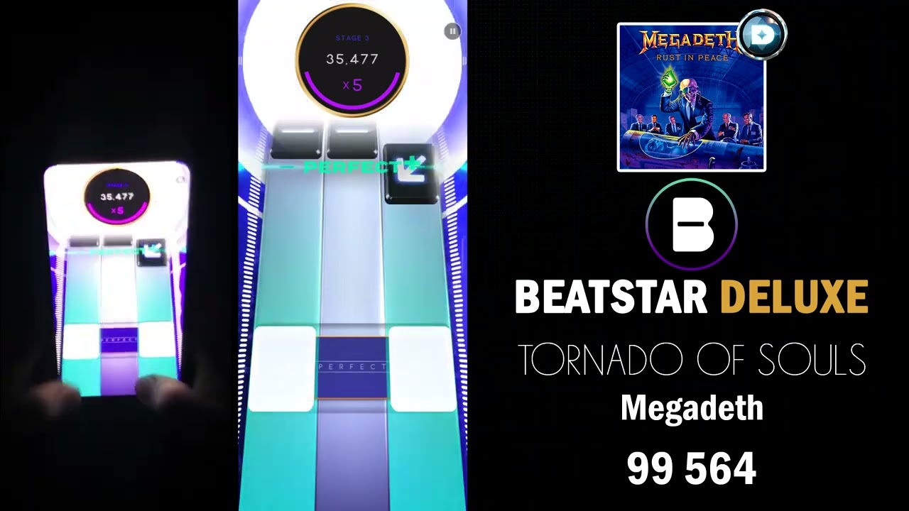 BeatstarDeluxe | Song: Megadeth - Tornado of Souls | Diamond (EXTREME)