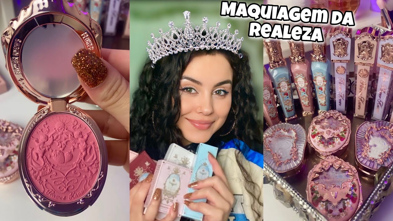 Coleção de maquiagens da realeza!😱❤️ são lindas
