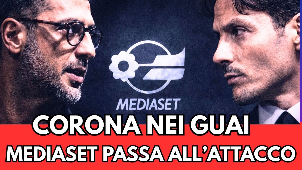 MEDISET CONTRO FABRIZIO CORONA: QUERELA PER DIFFAMAZIONE E MINACCE, SCOPPIA IL CASO!