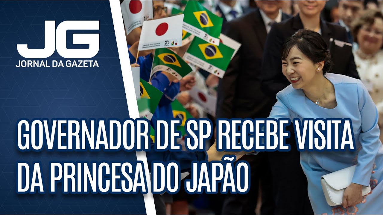 Governador de SP recebe visita da princesa do Japão