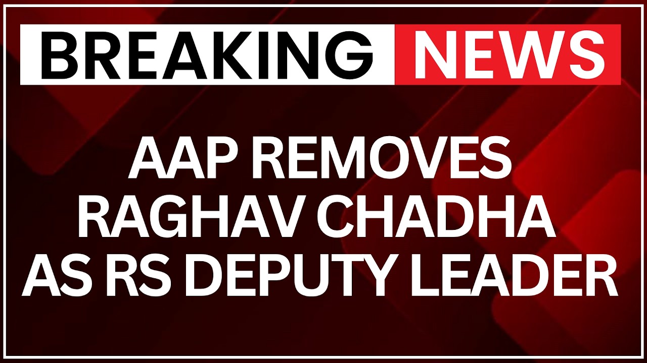AAP Removes Raghav Chadha as Rajya Sabha Deputy Leader, Ashok Mittal Replaces Him | NewsX