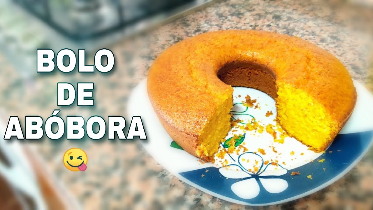 BOLO DE ABÓBORA SIMPLES - Receitas da Jú