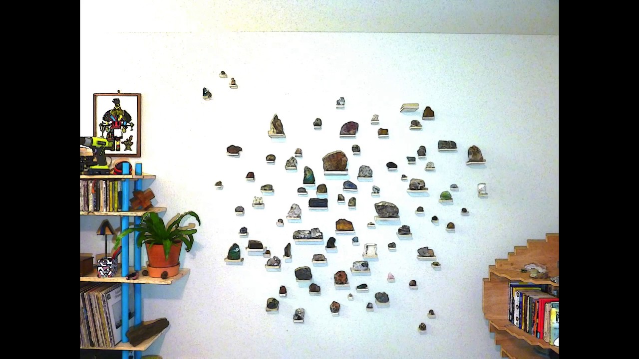 Floating Shelf Rock Installation Timelapse