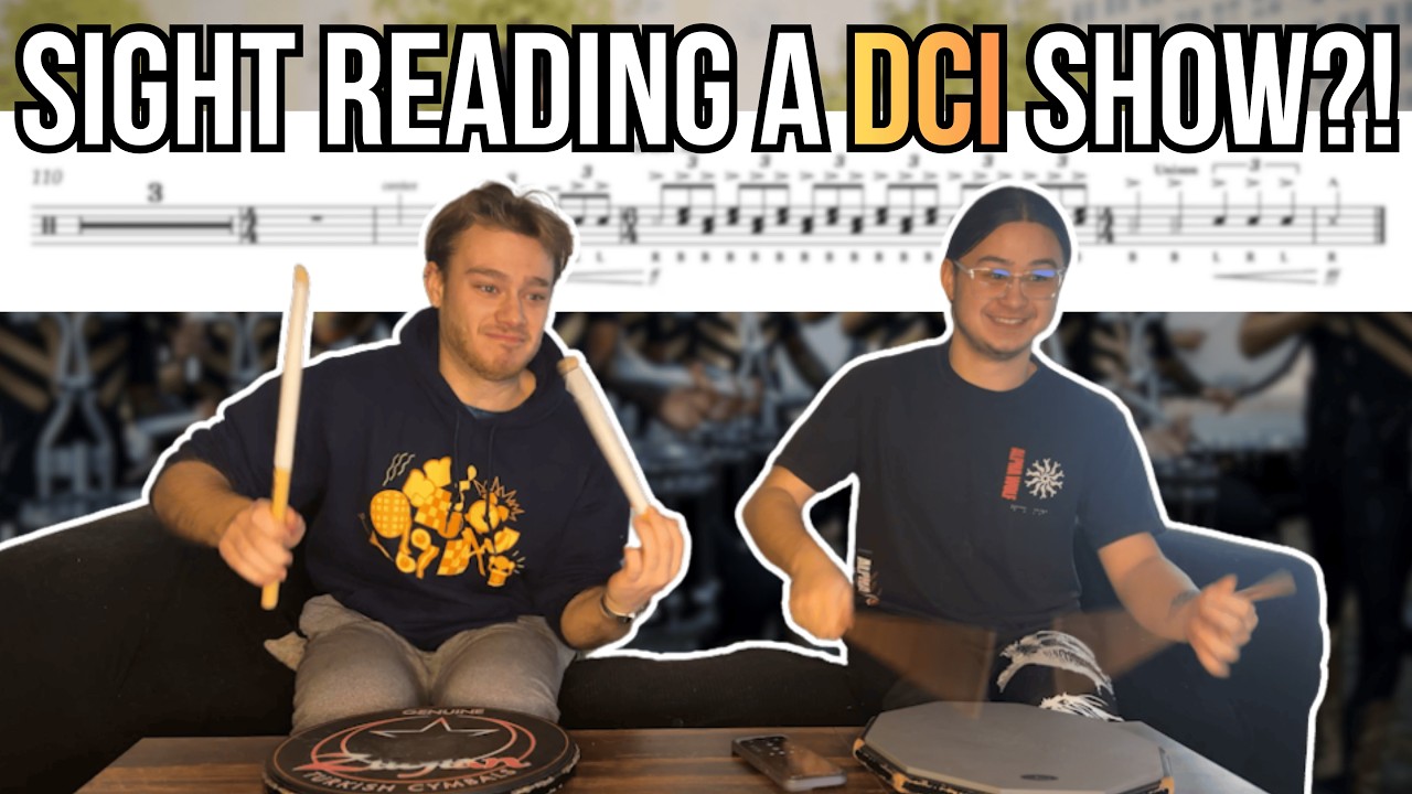 We Sight Read an ENTIRE Drum Corps Show! (Game)