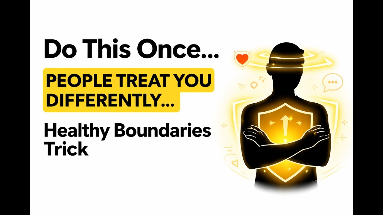 Do This Once… People Treat You Differently… Healthy Boundaries Trick