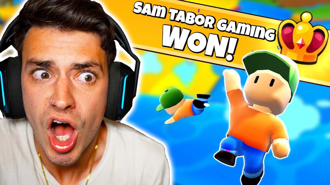I WON MY FIRST GAME EVER?! (Stumble Guys)