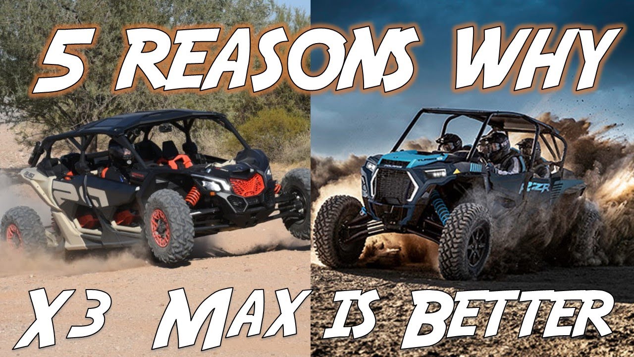 Can Am X3 Max XRS vs Polaris RZR XP 4 Turbo S