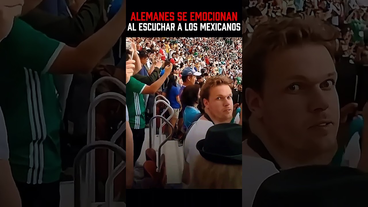 Mira  como estos alemanes se emocionan al escuchar a los mexicanos #shorts