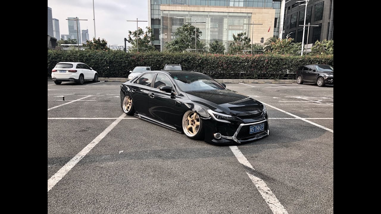 Toyota Mark X левый руль на пневме! Оцени брат!