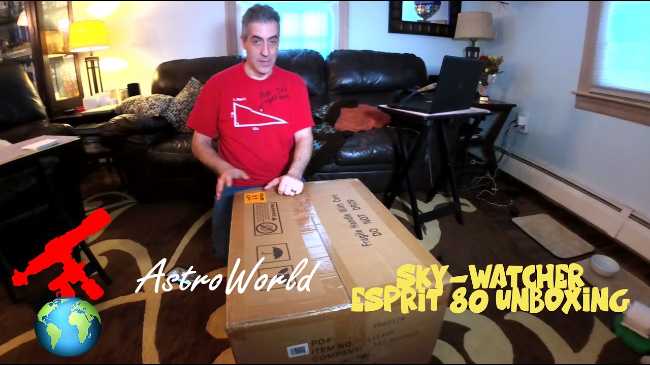LIVE Unboxing New Telescope Esprit 80