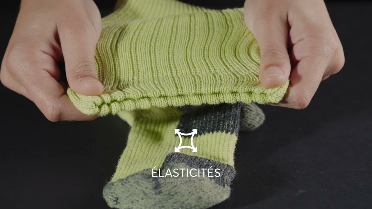 Chaussettes en laine merinos tr&egrave;s performante pour le ski randonn&eacute;e