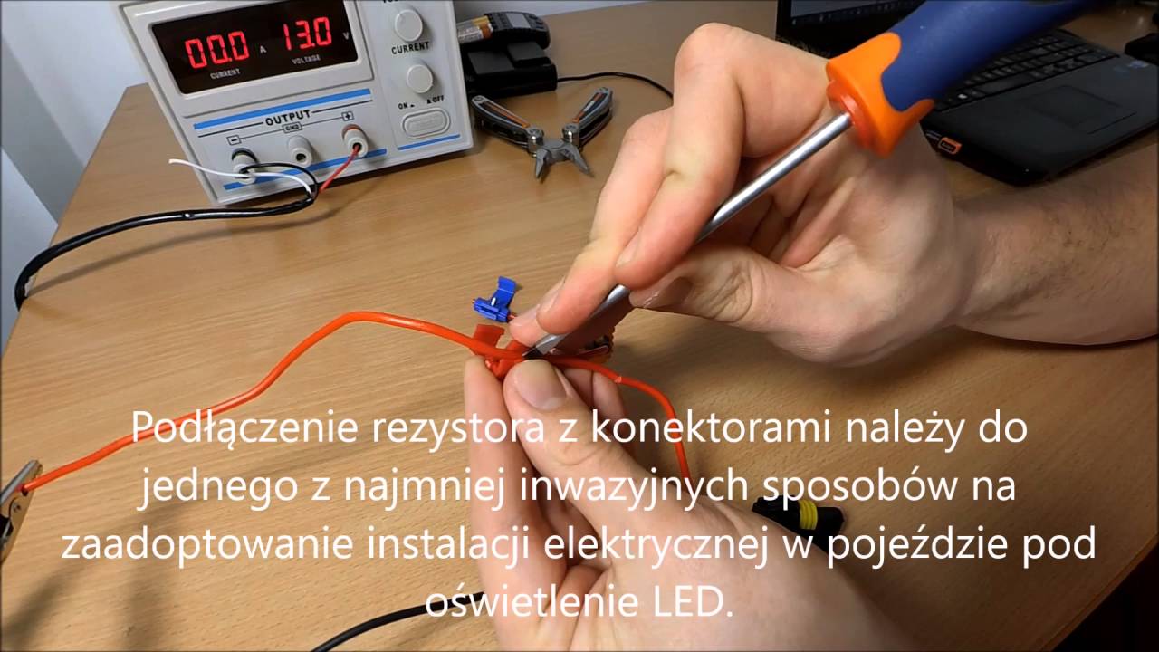 Uniwersalny rezystor / filtr LED CAN-BUS z konektorami