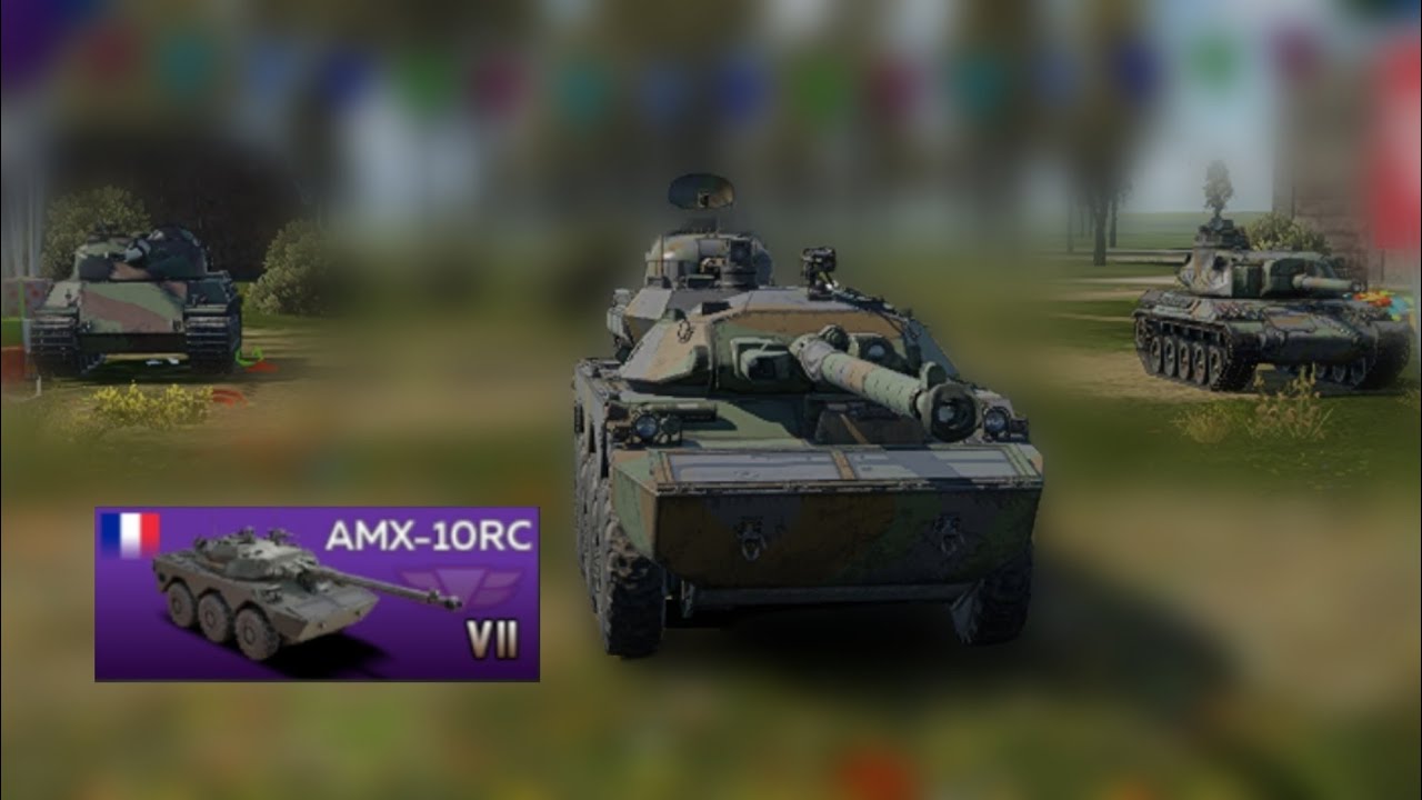 War Thunder Mobile | AMX-10RC platoon gameplay