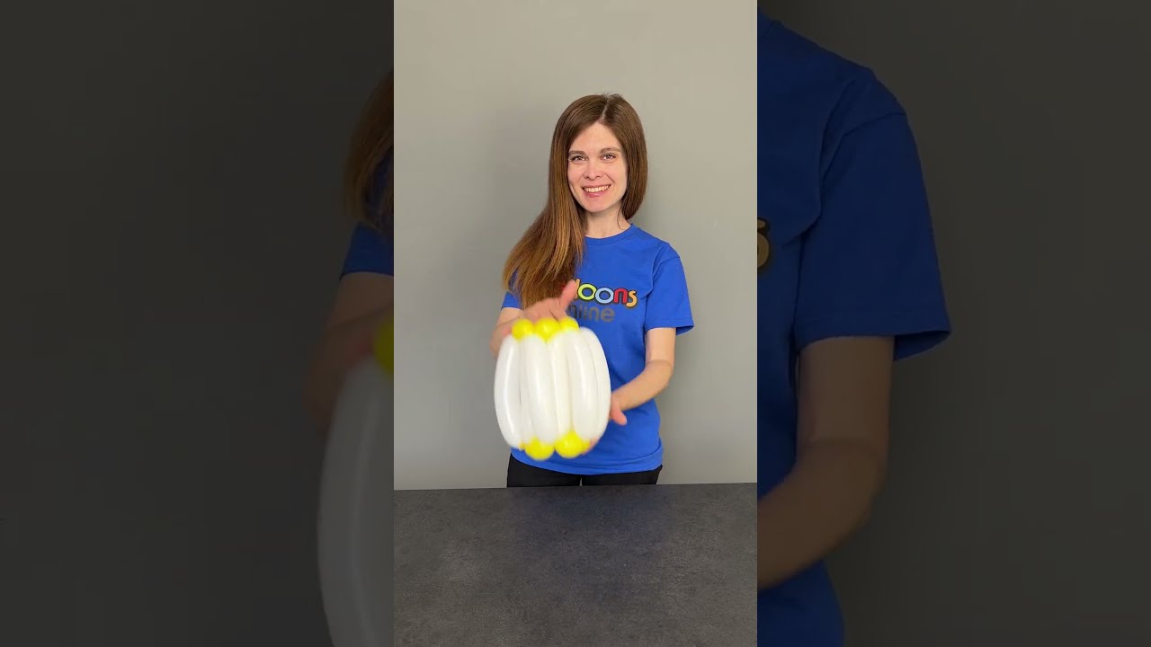 How to make a White Chamomile Balloon | Simple Balloon Decoration Tutorial